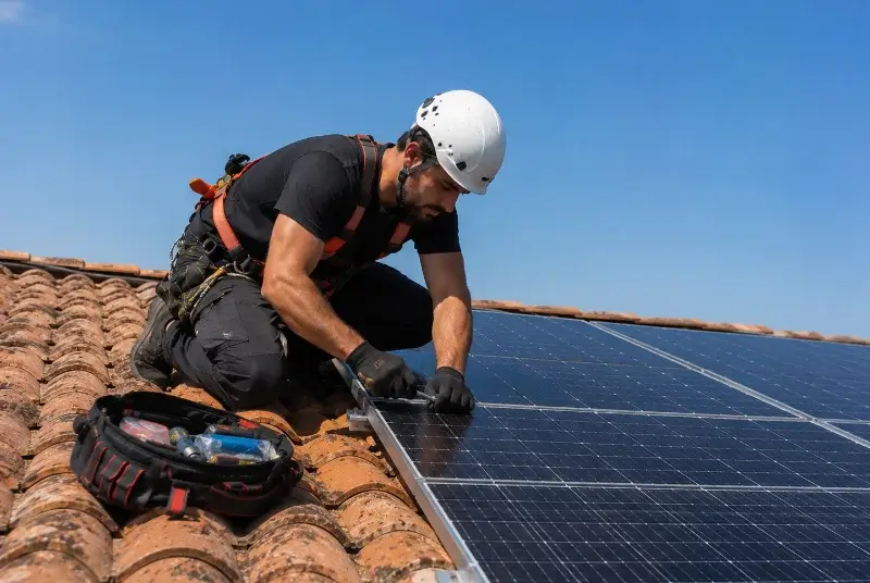 Maintenance et monitoring de panneaux solaires aux Granges-Gontardes