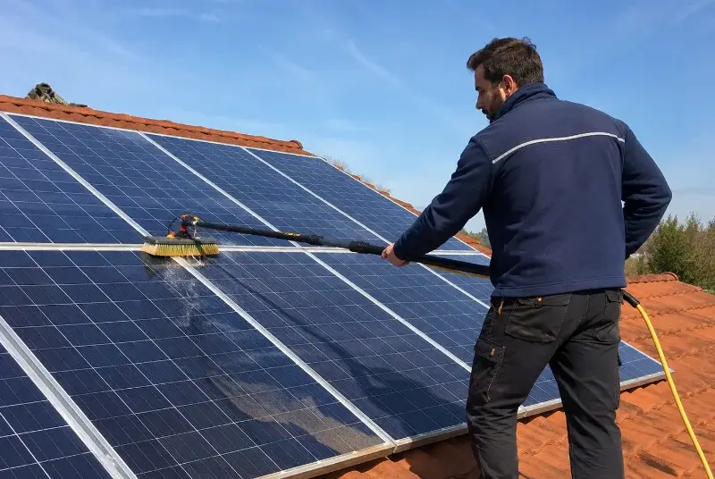 Nettoyage et entretien de panneaux solaires aux Granges-Gontardes